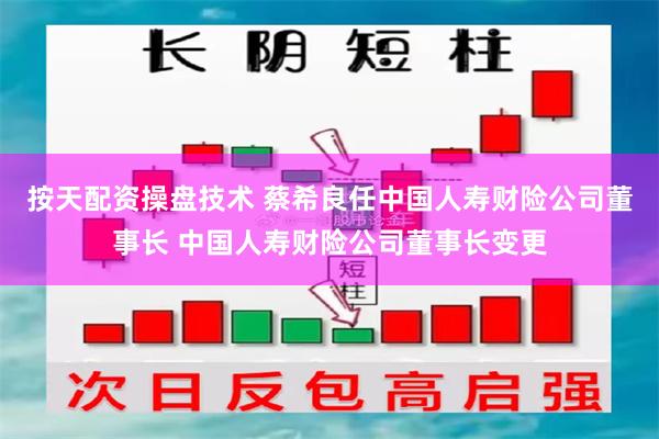 按天配资操盘技术 蔡希良任中国人寿财险公司董事长 中国人寿财险公司董事长变更